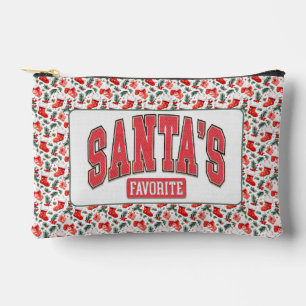 Pochette À Accessoires Père Noël Favori Thème de Noël