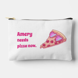 Pochette À Accessoires Personalized Pizza Lover Cute Girly Aesthetic
