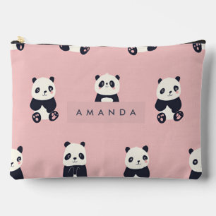 Pochette À Accessoires Personnalisé adorable Motif Panda