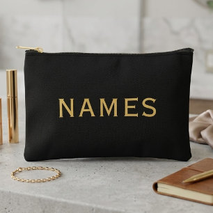 Pochette À Accessoires Personnalisé avec le nom de famille ou le surnom