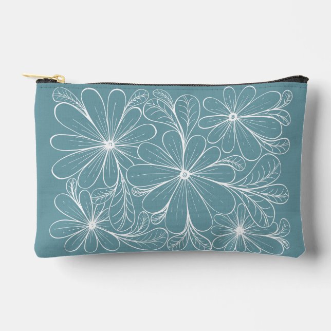 Pochette À Accessoires Pétales Jouer Poche Zipper (Recto)