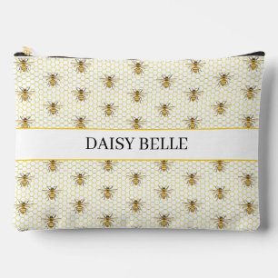 Pochette À Accessoires Petite Abeille en Route Jaune Baby Shower