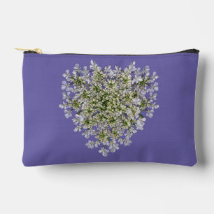 Pochette À Accessoires petits pétales blancs