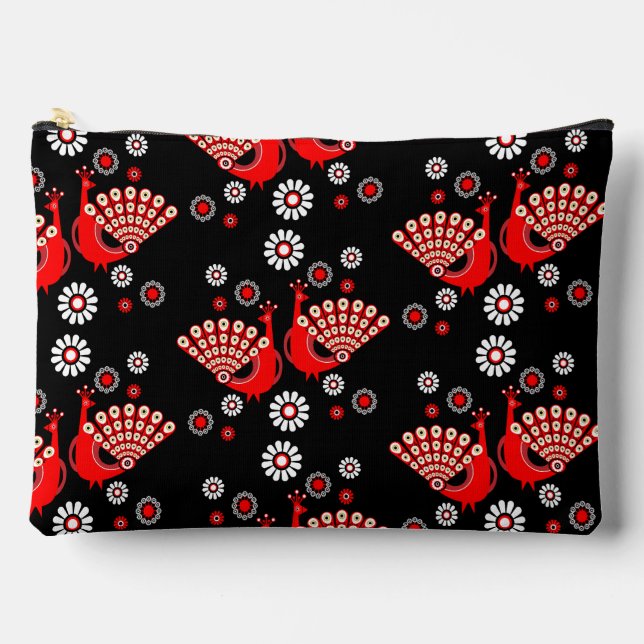 Pochette À Accessoires Pheasers Peacock Art (Recto)