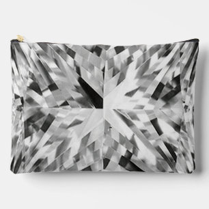 Pochette À Accessoires Photo de diamant géométrique multiforme symétrique