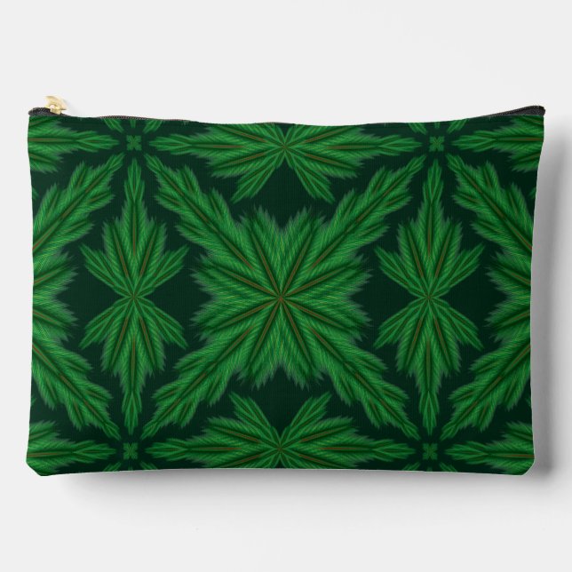 Pochette À Accessoires Pine Mandala Forêt Grand Pouch (Recto)
