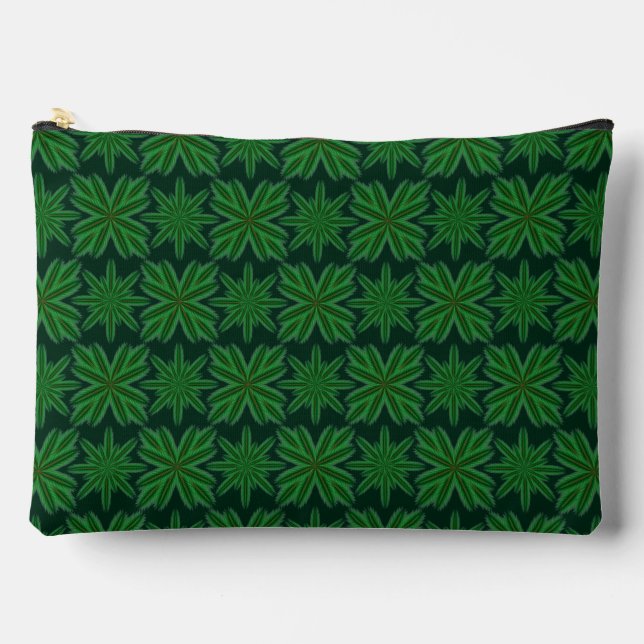 Pochette À Accessoires Pine Snowflakes Forêt Grand Pouce (Recto)