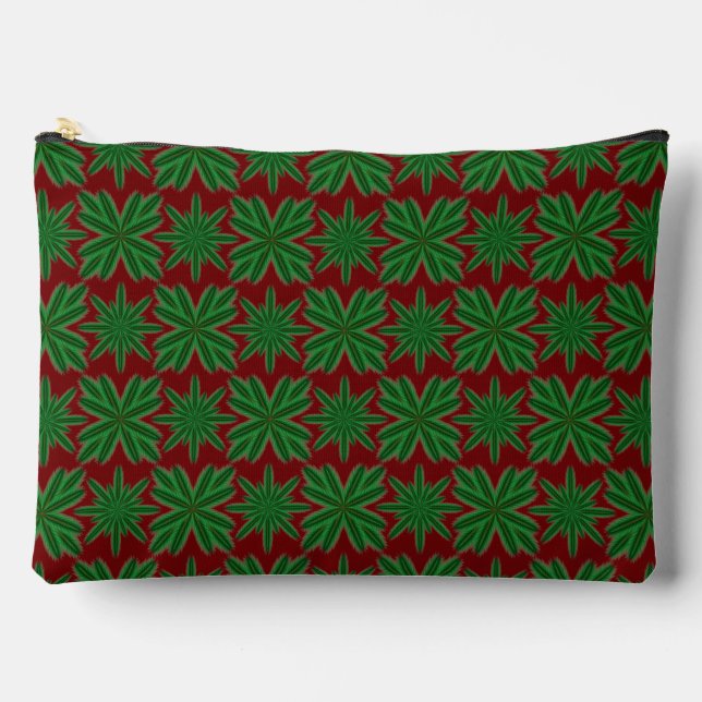 Pochette À Accessoires Pine Snowflakes Garnet Grand Pouce (Recto)