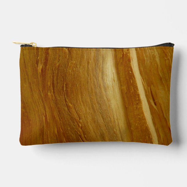 Pochette À Accessoires Pine Wood II Faux Texture en bois (Recto)