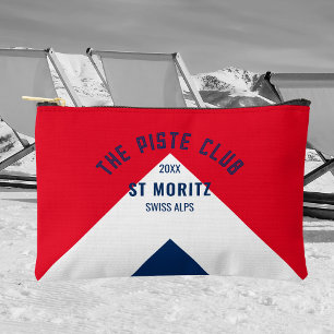 Pochette À Accessoires Piste Club Red Navy Custom Winter Ski