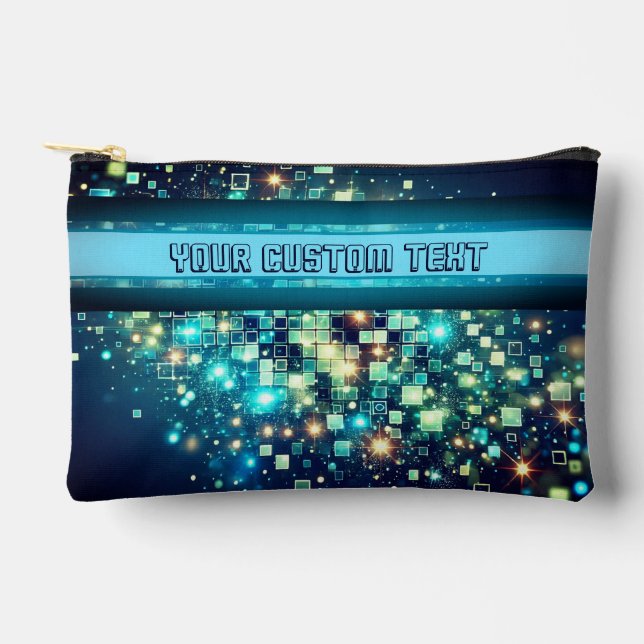 Pochette À Accessoires Pixel Bokeh (Recto)