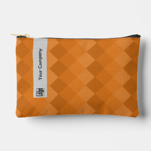 Pochette À Accessoires Pixel Motif gris noir orange