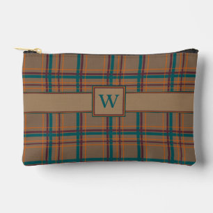 Pochette À Accessoires Plaid Chic Automnal