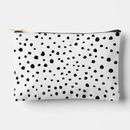 Pochette À Accessoires Points dalmatiens, Points dalmatiens, Noir et Blan