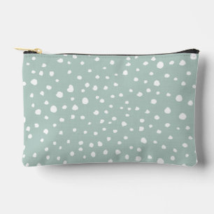 Pochette À Accessoires Points Dalmatiens verts, Points Dalmatiens, Pots D