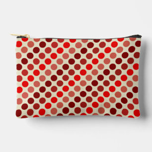 Pochette À Accessoires Points rouges de différentes nuances par Shirley T