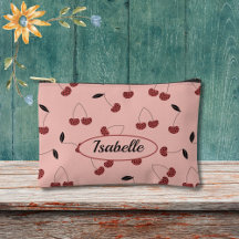 Polka Dot Cherry Motif et Nom personnalisé