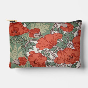 Pochette À Accessoires Poppies Art Nouveau