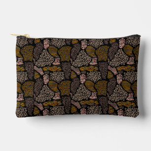 Pochette À Accessoires Poster de animal Safari Brown