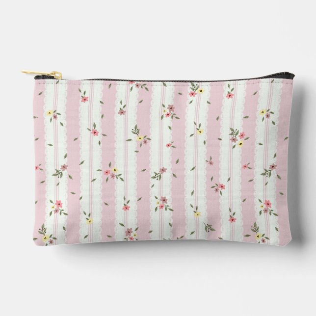 Pochette À Accessoires Pouch accessoire à motif floral délicat (Recto)
