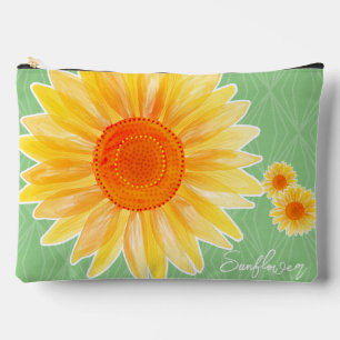 Pochette À Accessoires Pouch Accessoire Vert Tournesol