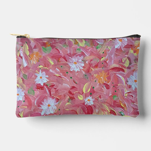 Pochette À Accessoires Pouch Accessoires Floral Rouge Mulberry (Recto)
