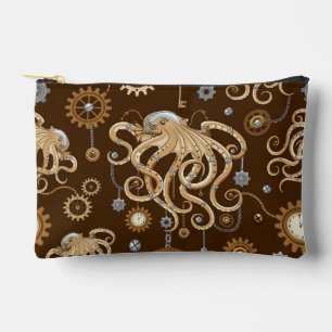 Pochette À Accessoires Poulpe Steampunk Rétro Fantastique Mécanique