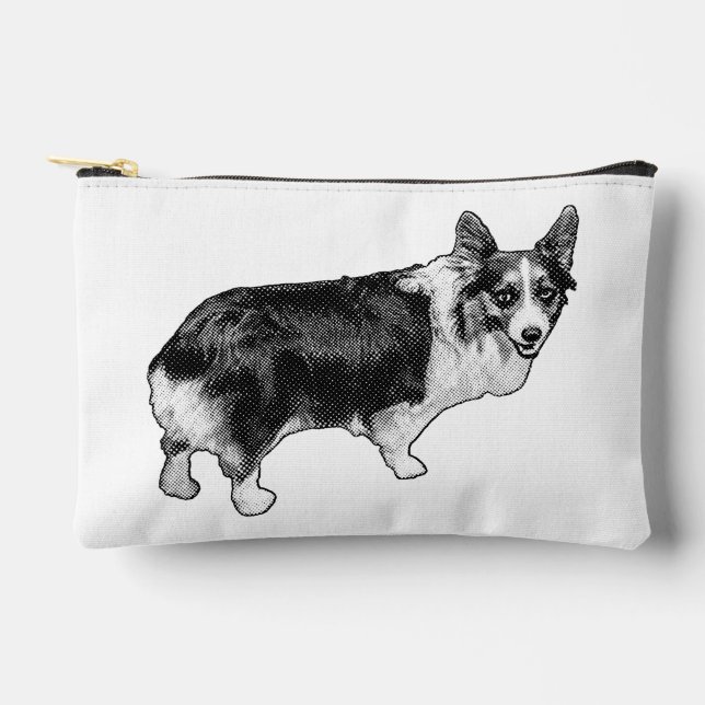 Pochette À Accessoires Prep-Light Corgi Pouch (Recto)