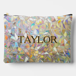 Pochette À Accessoires Prismatic Stained Glass Effect - Rainbow Prismatic