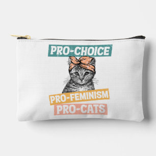 Pochette À Accessoires Pro Choice Pro Feminism Pro Cats