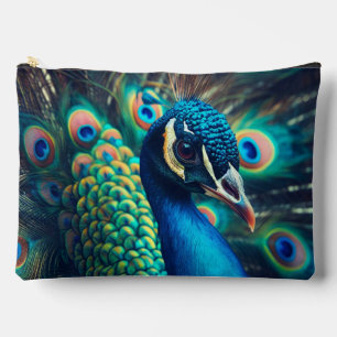 Pochette À Accessoires Profil Peacock