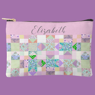Pochette À Accessoires Projet personnalisé sur le thème du patchwork mign
