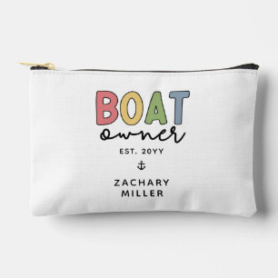 Pochette À Accessoires Propriétaire de bateau sur mesure établi Nouveau p
