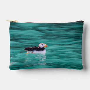 Pochette À Accessoires Puffin Dans La Baie De Résurrection, Alaska