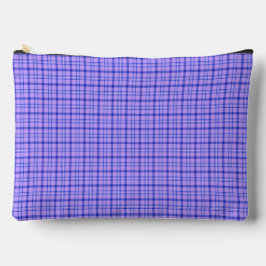 Pochette À Accessoires Purple Blue Plaid Classic Pattern Bright