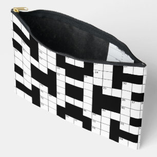 Pochette À Accessoires Puzzle de mots croisés