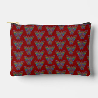 Pochette À Accessoires Rainbow Butterfly (red) - Accessories Pouch