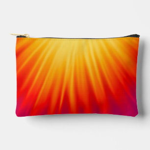 Pochette À Accessoires Rayon de lumière jaune et rouge