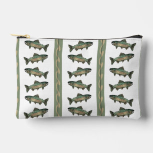 Pochette À Accessoires Rayures Saumons de l'Atlantique