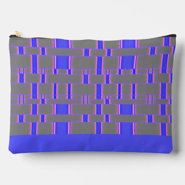 Pochette À Accessoires Rectangle gris Motif 8 (Recto)
