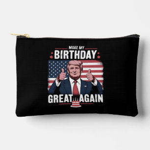 Pochette À Accessoires Rendre ma grandeur d'anniversaire à nouveau drôle 