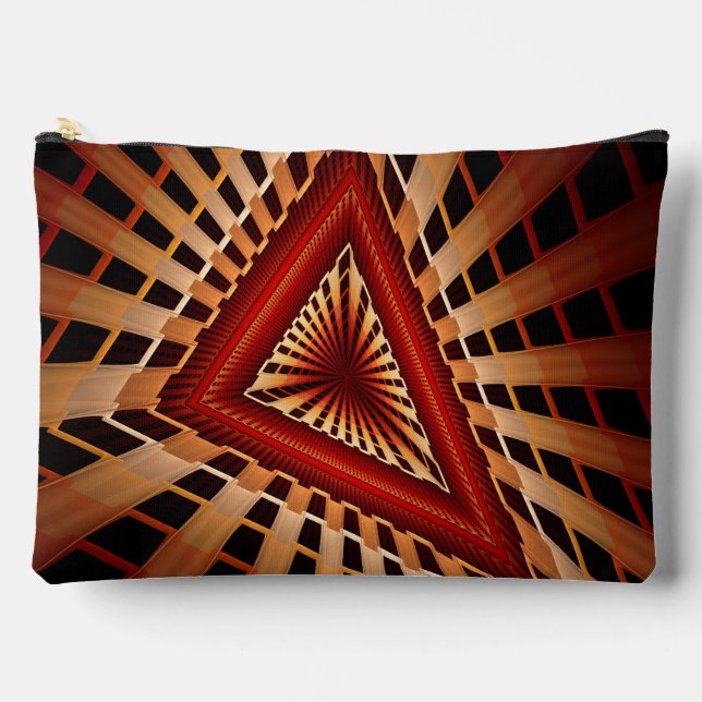 Pochette À Accessoires Réseau d'Imaginaires 3D Conception graphique fract (Recto)