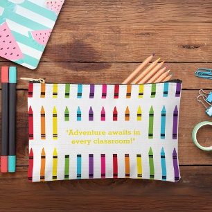 Pochette À Accessoires Retour à l'école coque/sac de crayon personnalisé