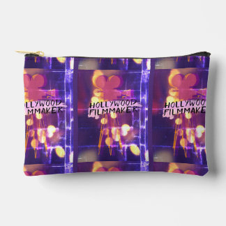 Pochette À Accessoires Rétro moderne cinéaste d'Hollywood en rose
