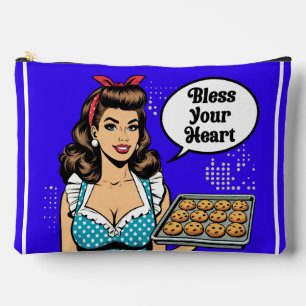 Pochette À Accessoires Retro Pinup_ Bénissez votre coeur