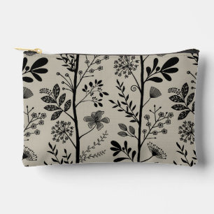 Pochette À Accessoires Rêverie Florale Élégant Jardin Vertical