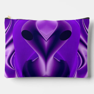 Pochette À Accessoires Rêves arc-en-ciel violet 3D, Alien