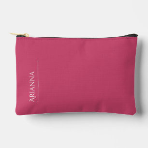 Pochette À Accessoires Rose audacieux personnalisé