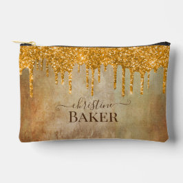 Pochette À Accessoires Rusty et or