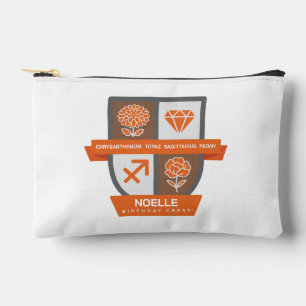 Pochette À Accessoires Sagittaire Birthday Crest™ 22-30 novembre